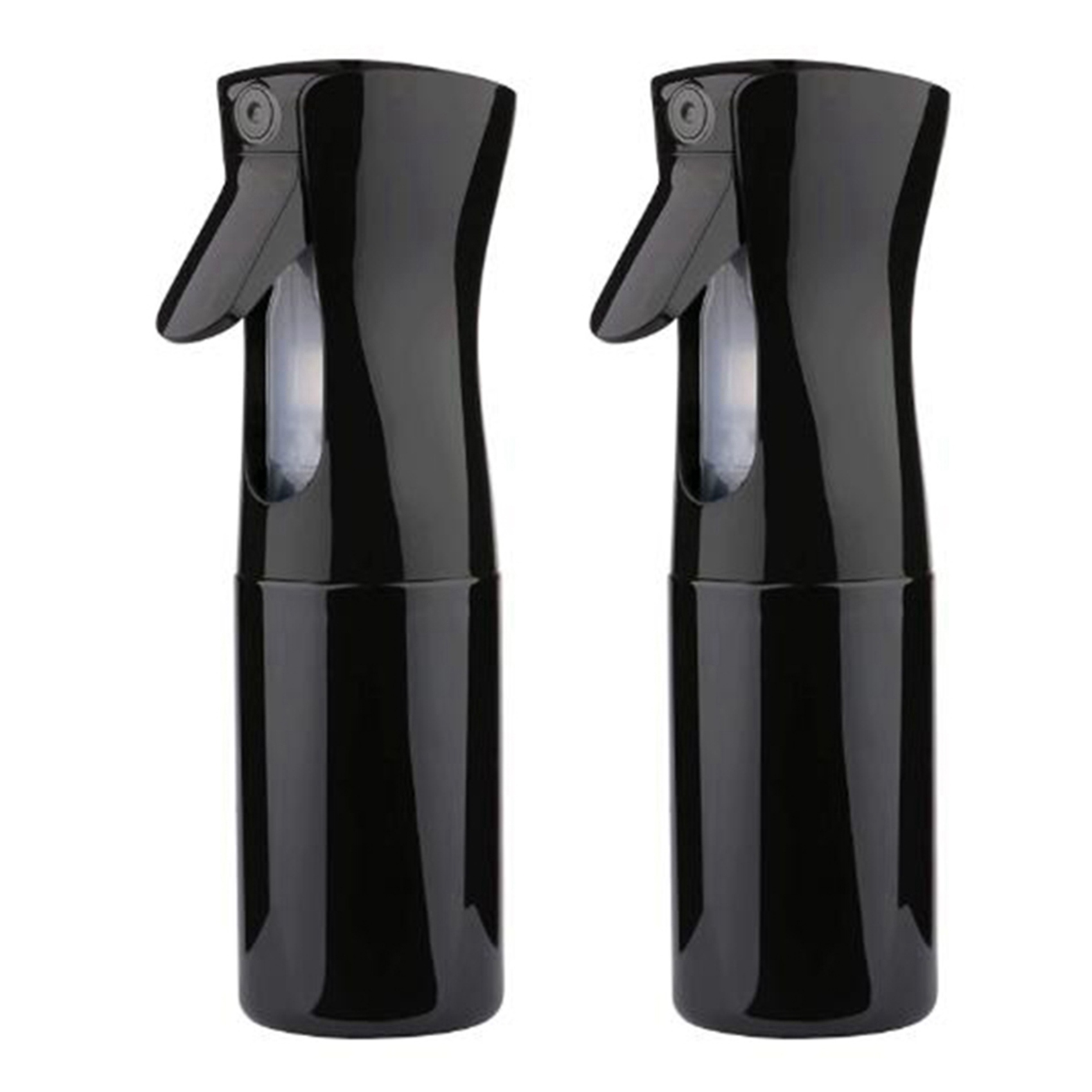 NAMUNY 2X Hair Bottle, Continuous Water Bottle Bottle Aerosol Mist Sprayer Sprayer-150 Ml, Black