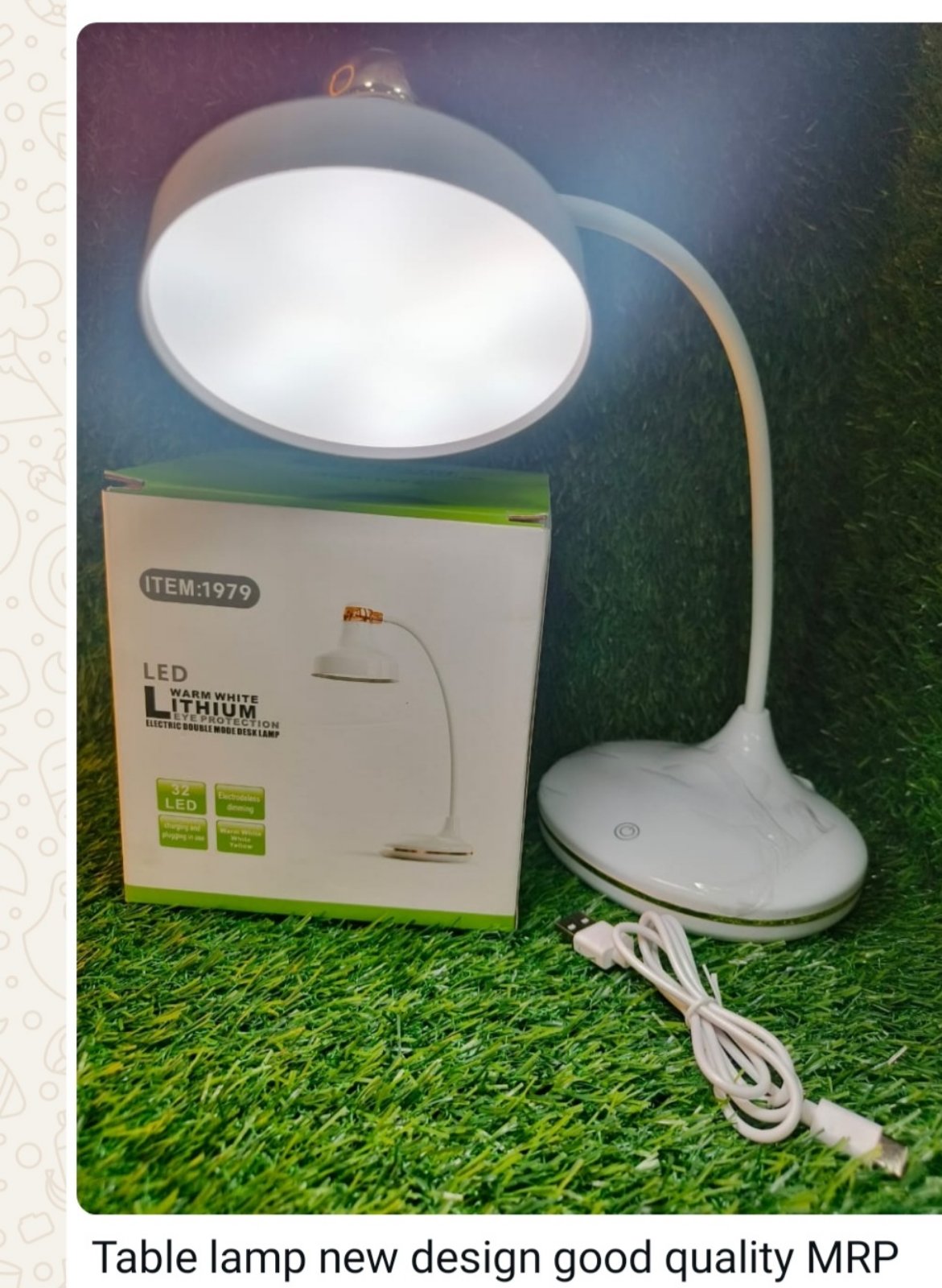 USB Rechargeable Study Lamp new design good quality.