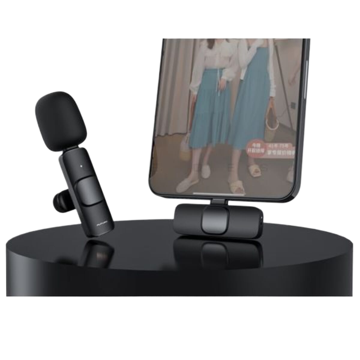 High Range Wireless Microphone With Lightning Port Receiver