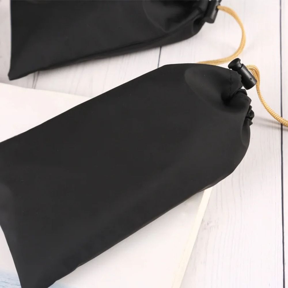 Kawaii PU Phone Storage bag with Draw String Waterproof Power Bank Case Large Capacity Dustproof Headphone Case Pouch Card Holder Bag