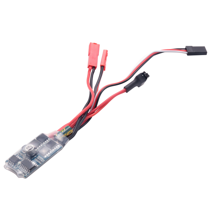 NAMUNY 2X 10A ESC Brushed Speed Controller for 1/12 1/16 1/18 1/24 1/28 RC Car Crawler C24 B16 B24 B36 K989 RC Boat