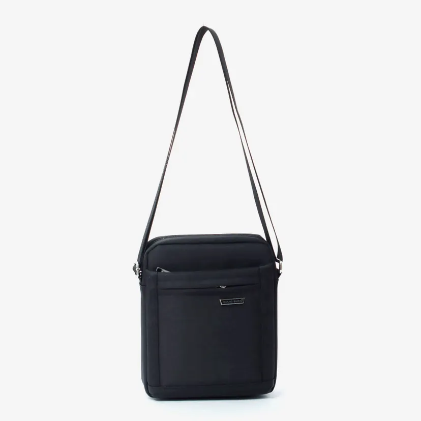 Black Polyester New Korean Mini Side Bag For Men