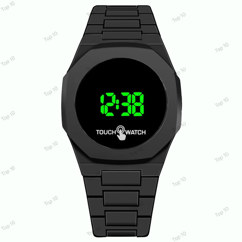 Luxury Digital Touch Watch Activated Timepiece For Men