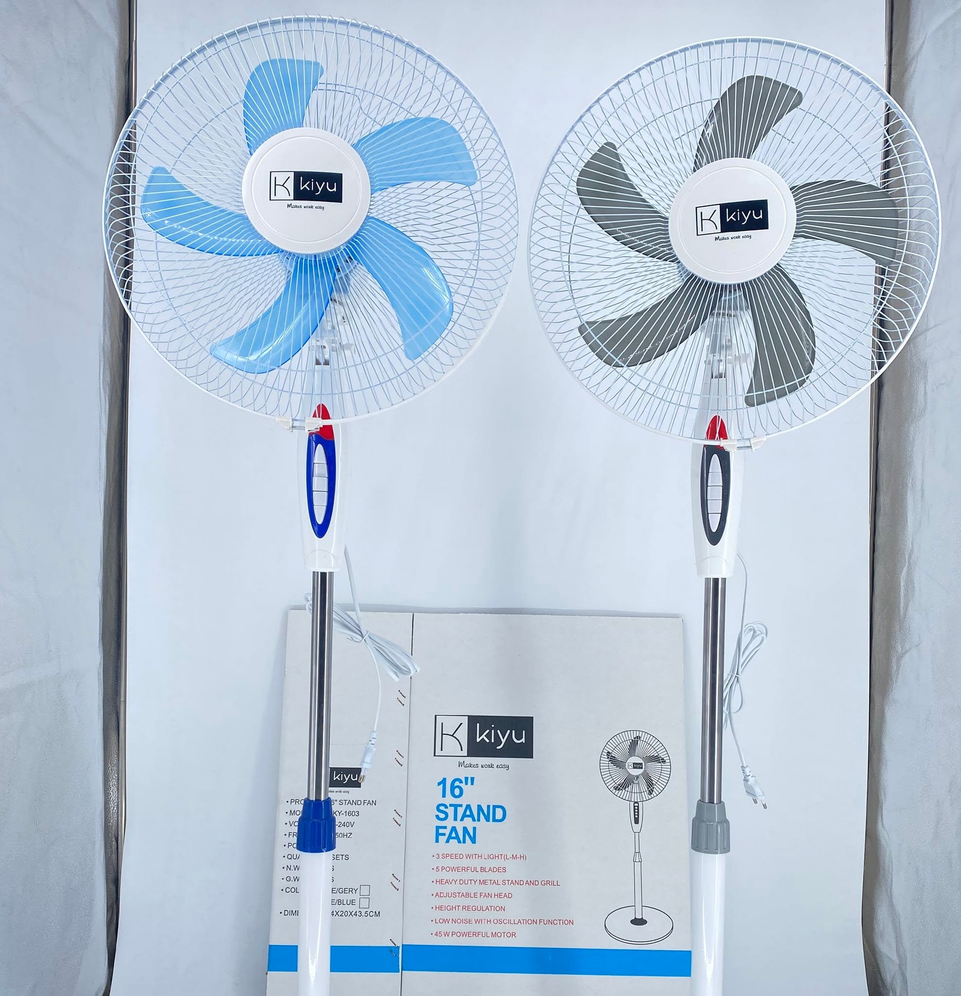 KIYU 16 Inch Premium Stand Fan KY501 (Non Timer)