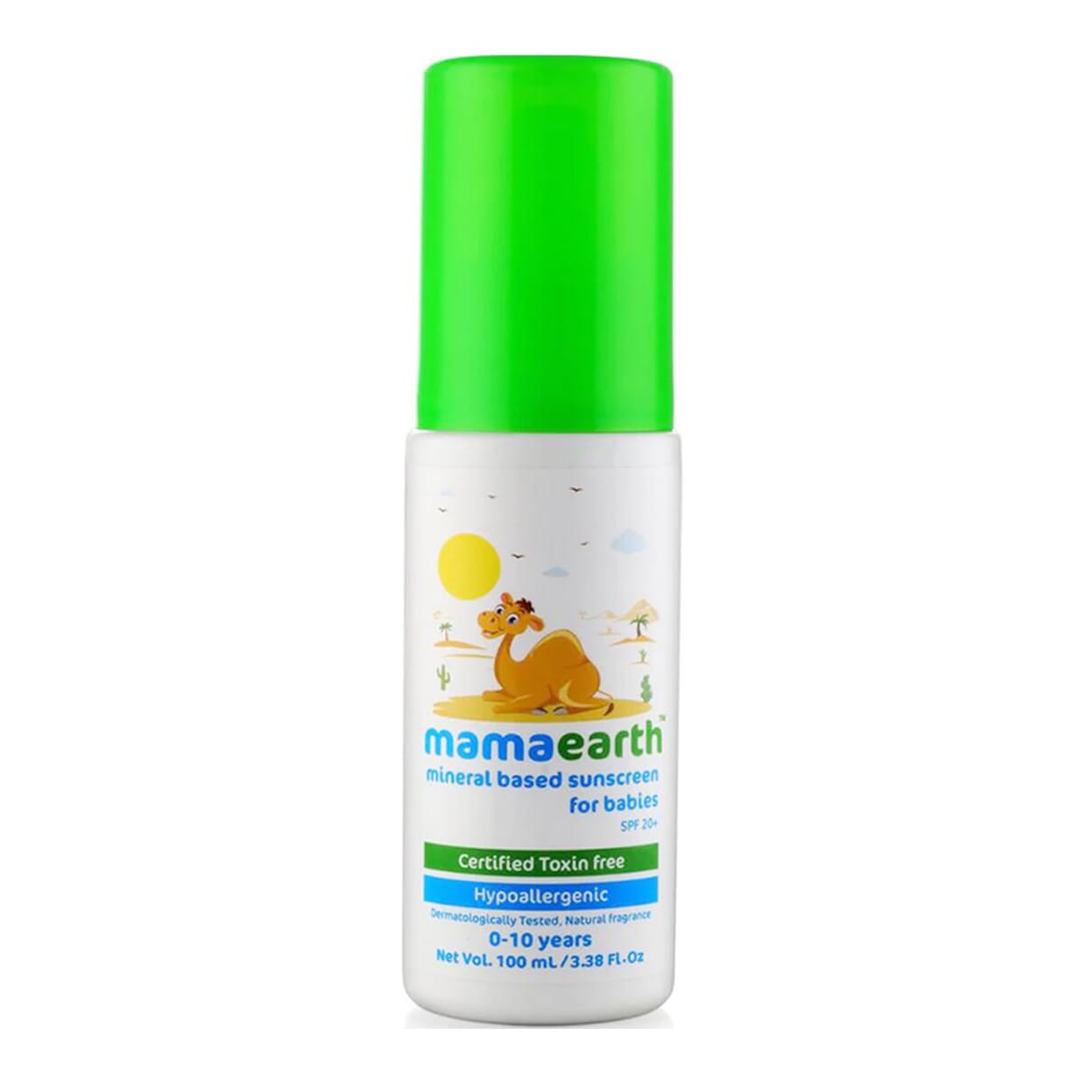 Mamaearth Mineral Based Sunscreen for Babies with SPF 20 - 100 gm
