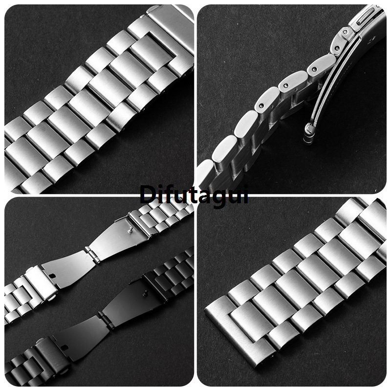 Difutagui 【2025 Version】 Strap For Zeblaze Vibe 7/7Pro/7 Lite/Beyond 2/Stratos 2 Hot Selling 3 Watchband Bracelet Stainless Steel 22mm Watch Band For Zeblaze GTR 2