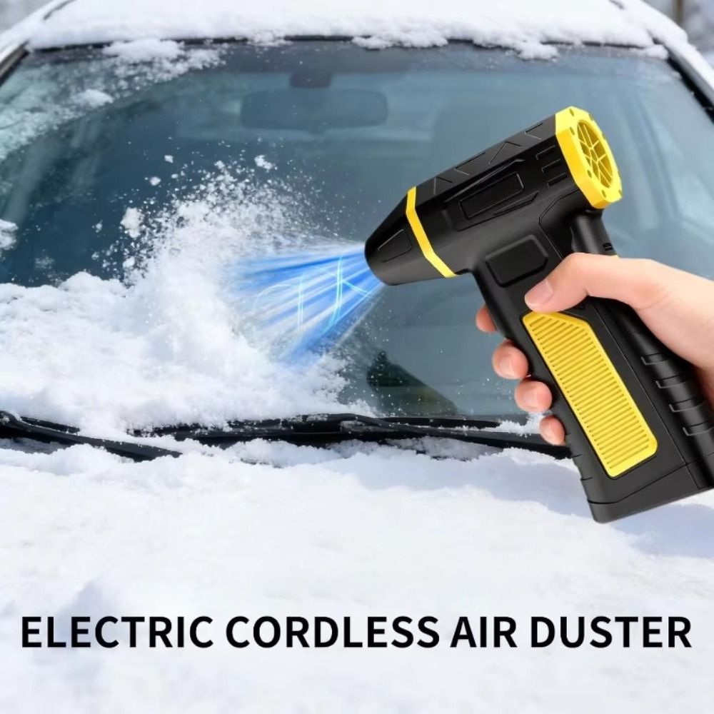 Violent Blower Adjustable Speed Mini Turbo Jet Fan Safety Hammer Design Powerful Airflow Electric Air Duster Rechargeable Handheld Brushless Motor Emergency Escape Function