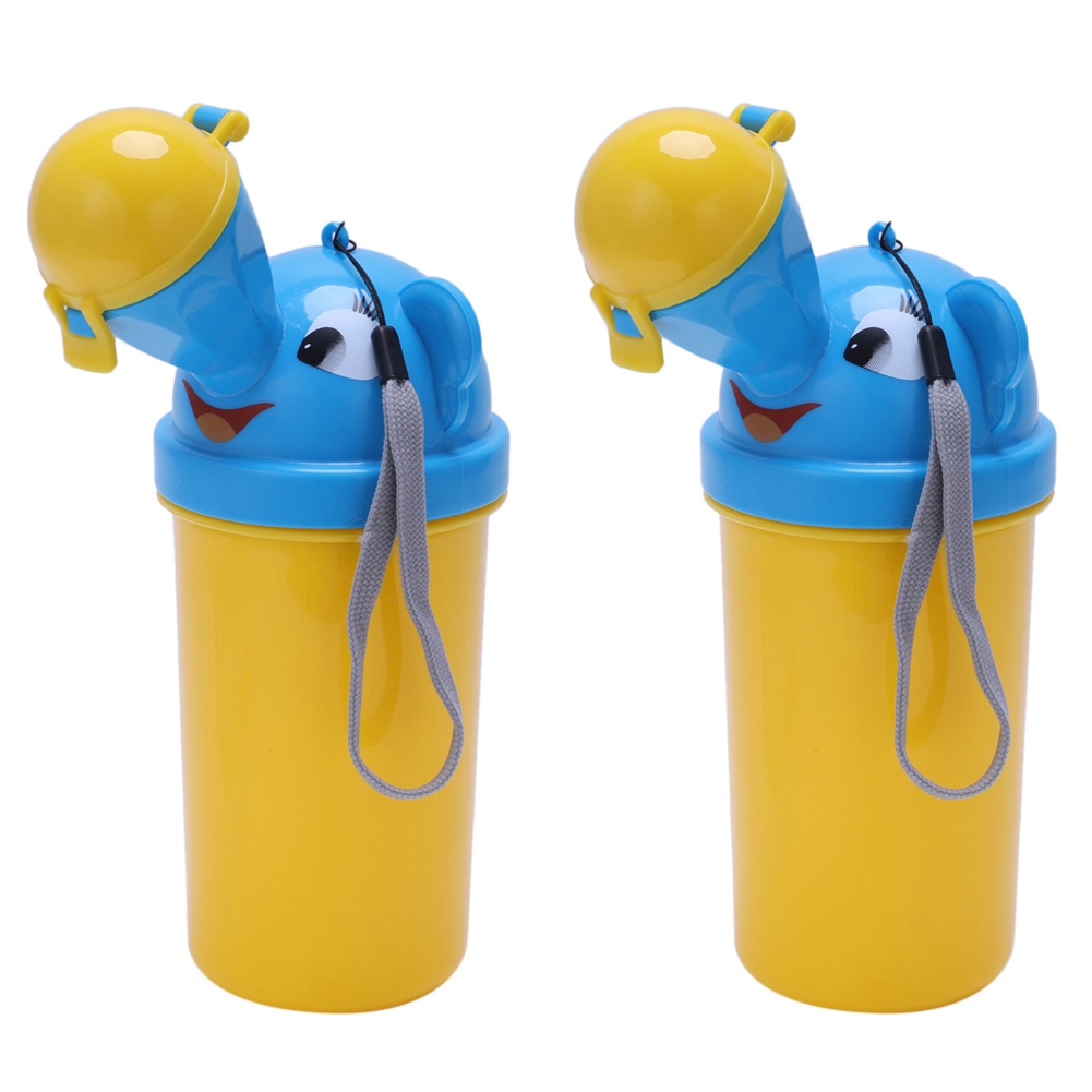 JINMY 2X Cute Baby Boy Portable Urinal Travel Car Toilet Kids Vehicular Potty