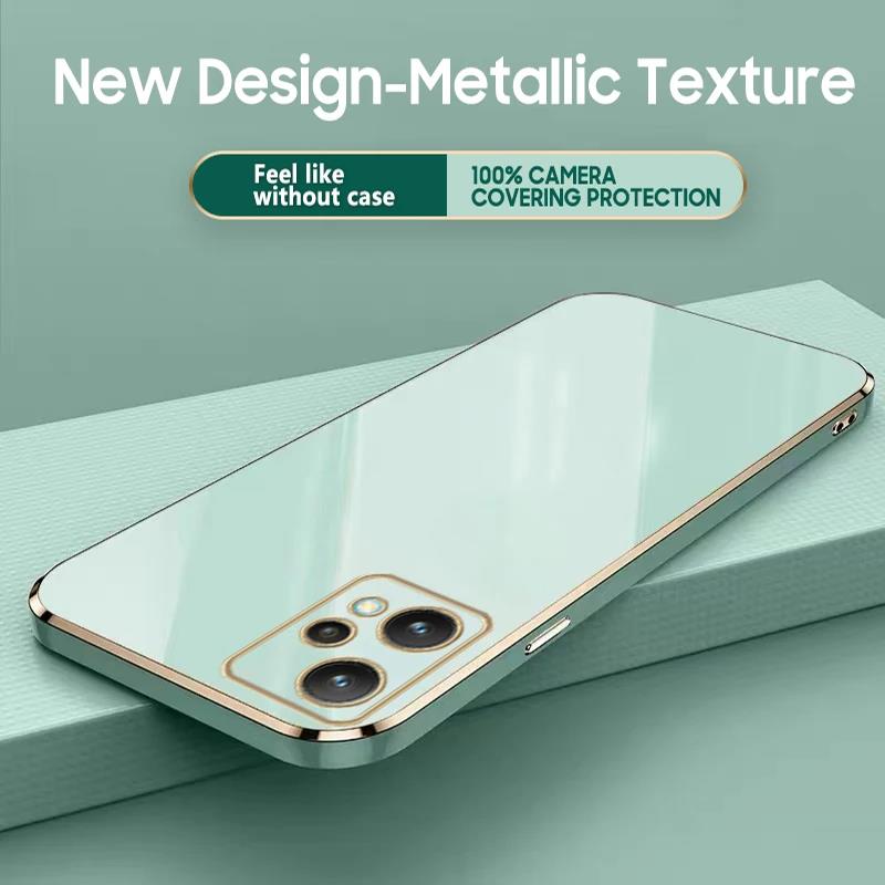 NEW totoro New style OPPO Realme 9 Pro 9i 8 7 GT Master NEO 3 V13 V15 V25 V5 V23 X7 X2 XT X लक्जरी सिलिकन बम्पर कभरको लागि 6D प्लेटिङ सफ्ट TPU केस
