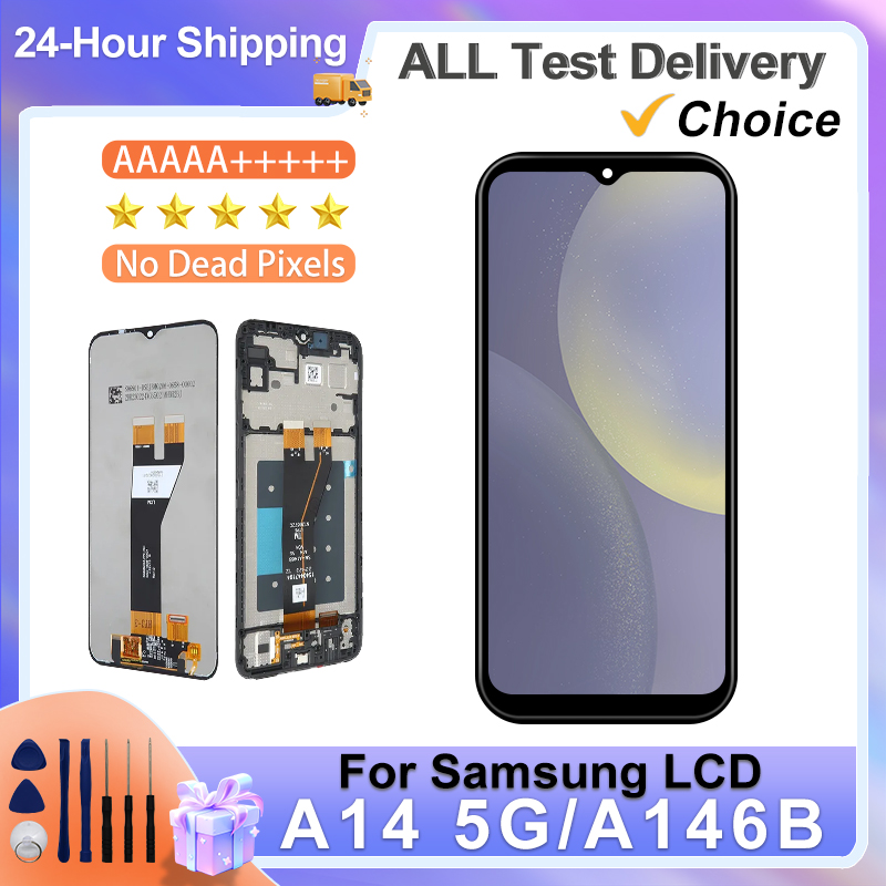 Clearance sale High Quality 6.6| IPS Display For Samsung Galaxy A14 5G LCD Display For A146 A146B A146P Touch Screen Digitizer Assembly Parts