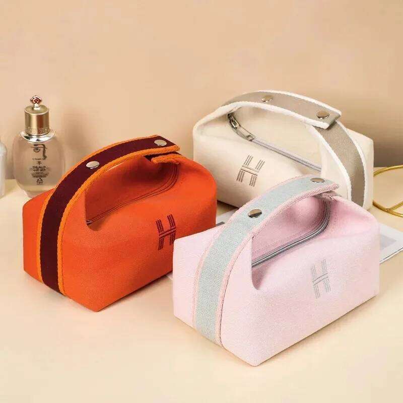 Women Makeup Bathroom Washbag Dustproof Zipper Handbag Cosmetic Portable Travel Toiletry Multifunctional Storage Bag