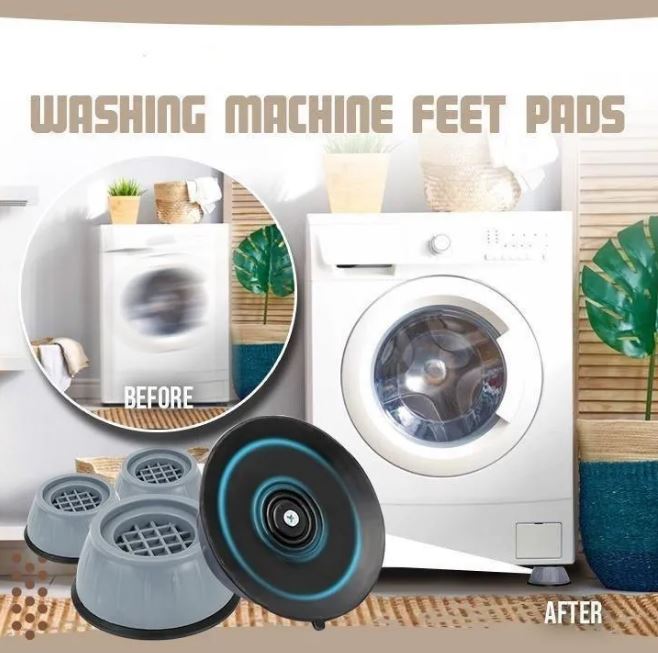 4pcs Anti-Vibration Rubber Pads for Washing Machine/Fridge Stand