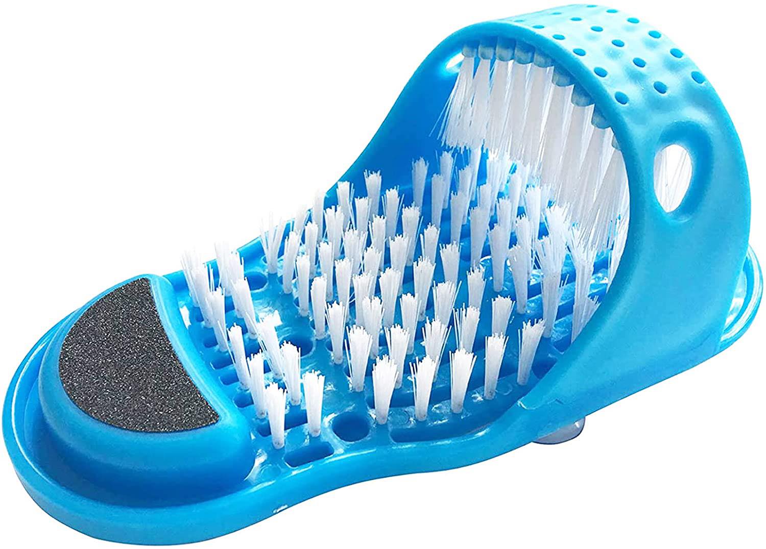 Bathroom Foot Cleaner, 1 Pcs Shower Foot Brush Cleaner Massager Slipper Scrubber Bathroom Washing Legs Sandal