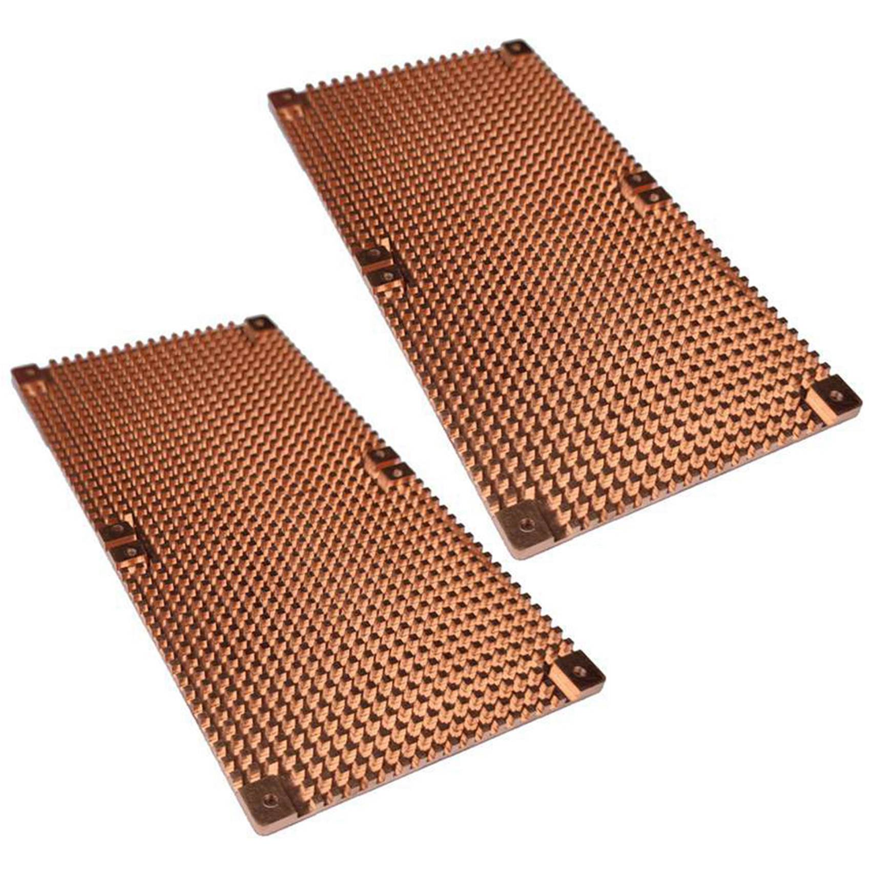 fasdaga 2X RTX 3060 3080 3090 Backplane Pure Copper Heat Sink Graphics Card Memory Auxiliary Radiator 90X180MM(2mm)