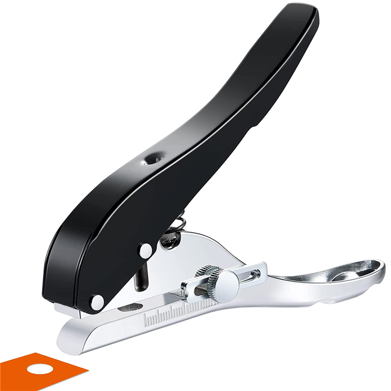 OYPFXMI Hole Punch 5/16 Inch-8mm Single Hole Hole Punch, Heavy Duty Hole Punch Single, Portable Handheld Long Hole Hole Punch