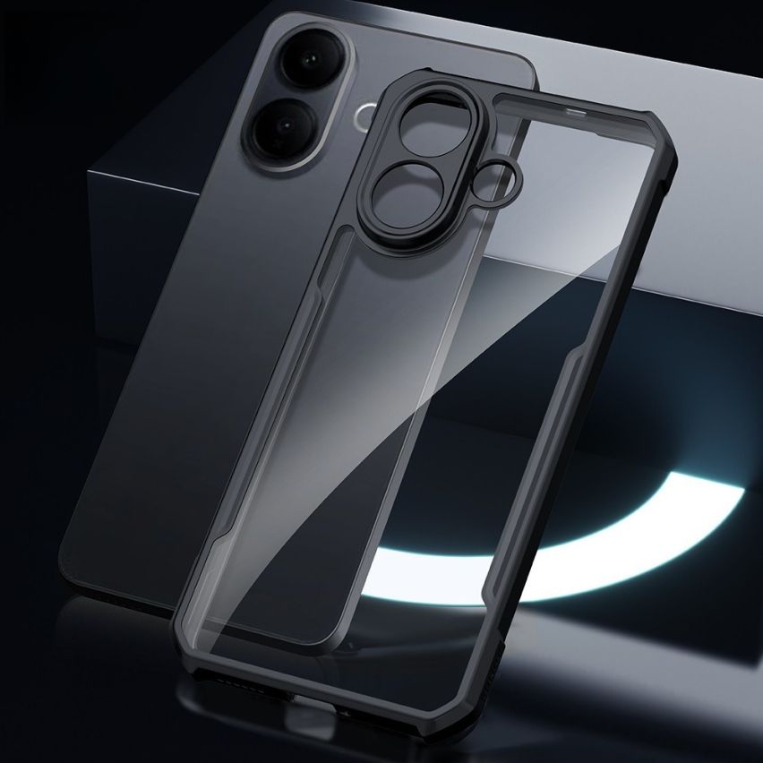 Vivo V60 Lite 4G/5G HD Clear Transparent With Bumper Cover Case -Non Yellowing
