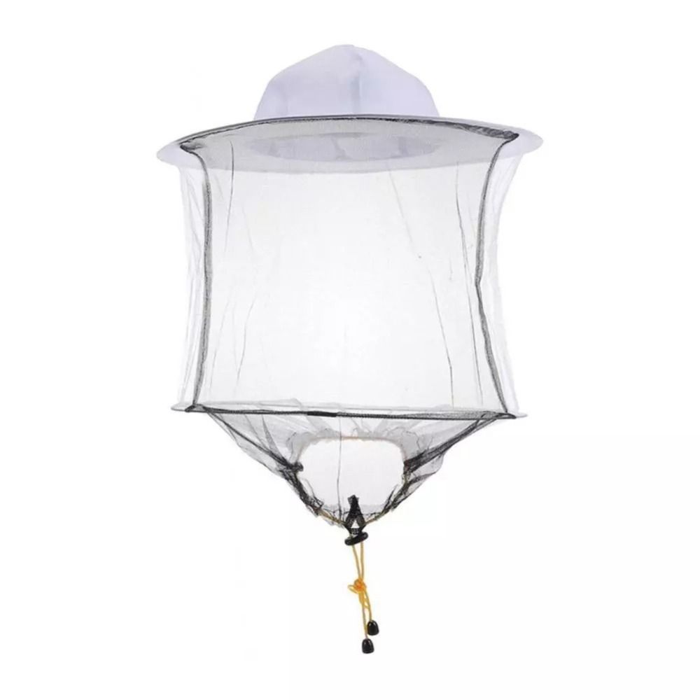 New Portable Beekeeper Cap Outdoor Sunscreen Mask Cap Fishing Sun Cap Bee Insect Fly Mesh Hat with Net Head Insect Proof Cap