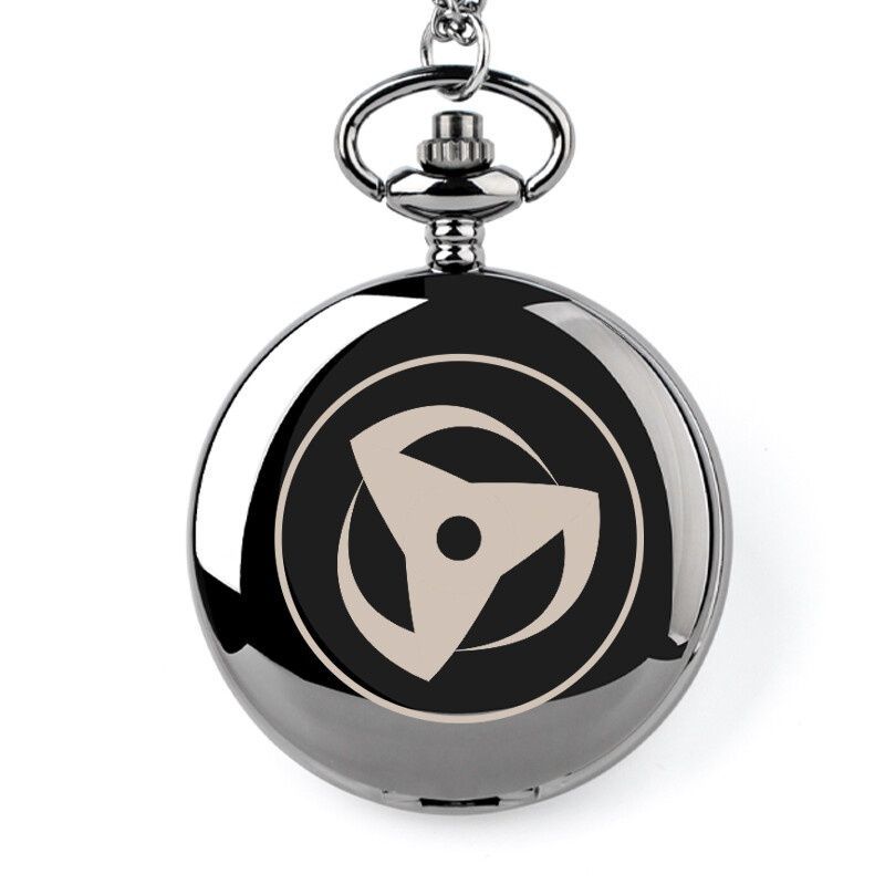 [Hot selling all over the internet] Anime Naruto Sharingan Pocket Watch Personalized Fashion Engravable Pocket Watch Gift for Classmates [Top-notch quality]