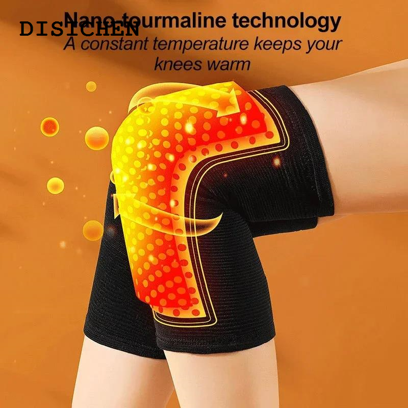 DISICHEN Profesional 1 Pair Self-Heating Support Knee Pad Knee Warmer For Arthritis Joint Pain Relief Injury Recovery Belt Knee Massager Leg Warmer