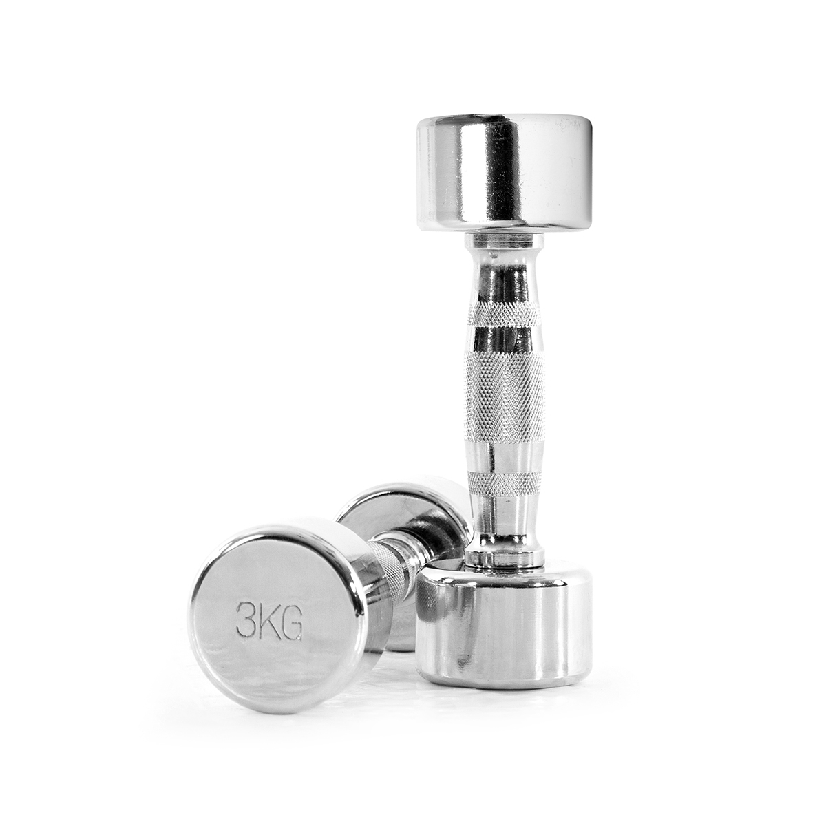 Steel Dumbell / Dumbbells Steel 3 kg (1 Pair) By Mitrata
