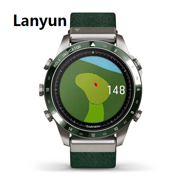 Lanyun Garmin MARQ II Golfer - GPS Golf Smartwatch Premium High Quality features virtual caddie, wind speed and more