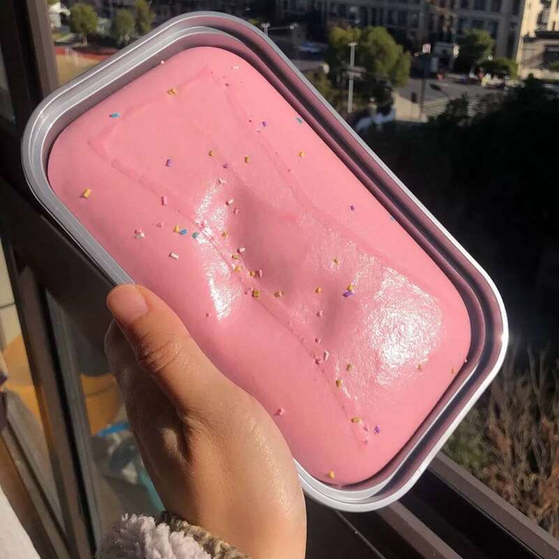 Toy Slow Rising Sticky Box Squeeze Butter Ice Cream Cheese Bread Squishy Strawberry Cake Anti Stress Release Gift