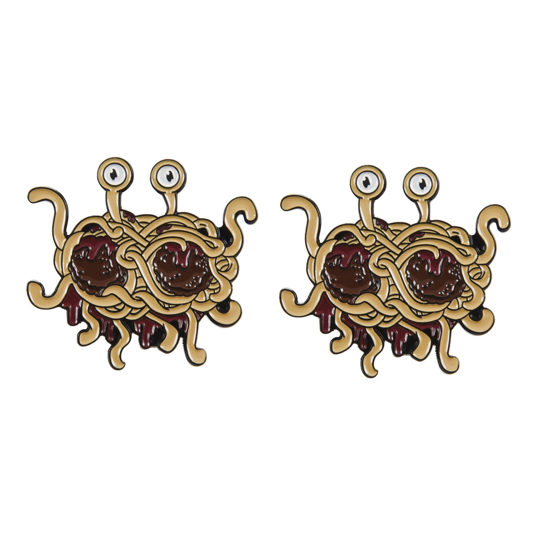 fasdaga 2X Pin Fsm Enamel Pin Ramen Funny Flair Brooch Jeans Shirt Coat Lapel Pin Metal Badge