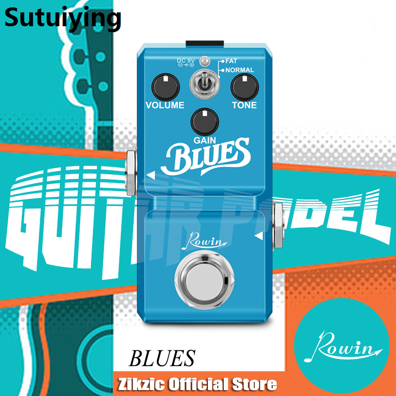 Sutuiying Overdrive Guitar Pedal Blues Drive Vintage Overdrive 3 Modes for New style Pedal,Mini Analog Classic Overdrive Guitar Pedal Mini Size