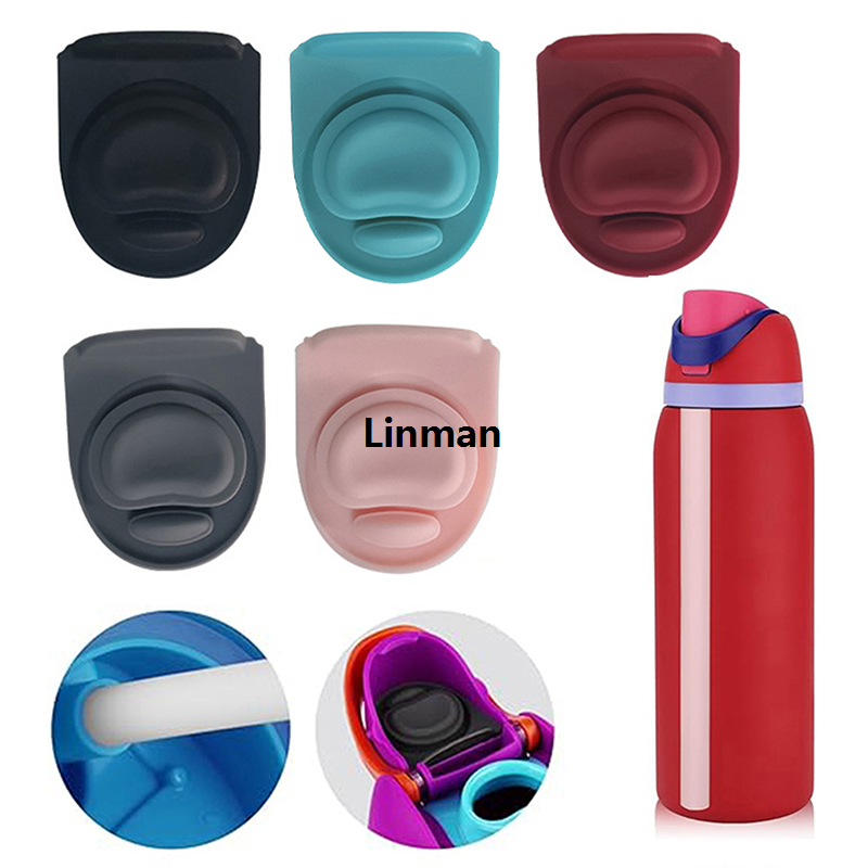 Linman Kitchen accessories 5 Pcs Replacement Stopper For Owala Free Sip Silicone AntNew style i-Spill Lid Stopper Water Bottle Top Lid Compatible With Owala FreeSip XINYAN
