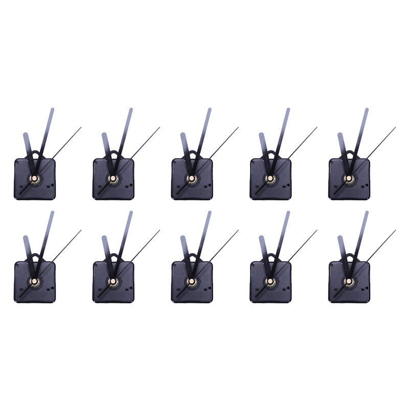 LKPCIGCXM 10X Quartz Movement Wall Clock Movement Mechanism Silent Mode Diy Repair Replace Parts Kit Home Decorations