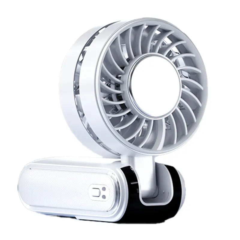 Semiconductor Refrigeration Handheld Fan Portable Small Fan Handheld Small Fan WHITE