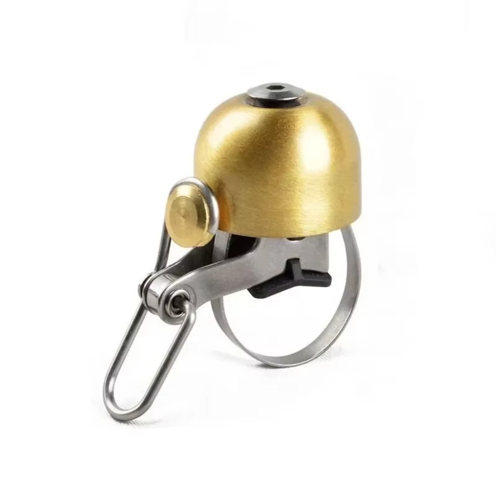 DIY with Loud Sound Bicycle Brass Bell Riding Safety Cycling Equipment Bicycle Bell Vintage Brass Bell for MTB