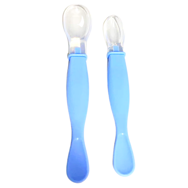 Silicon Spoon For Baby - 2 Piece Set