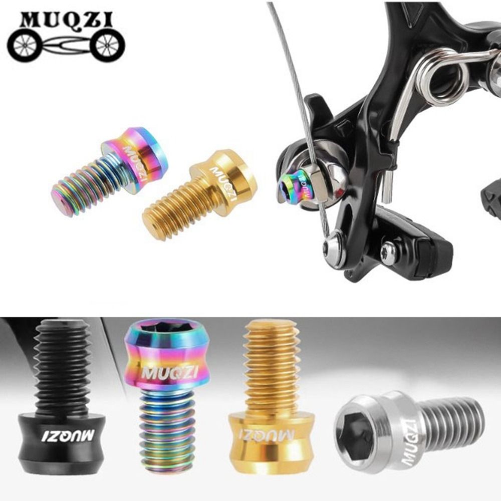 High Quality MUQZI MTB V Brake Titanium Road Bike Screw C Brake Caliper Outdoor Cycling Accessories