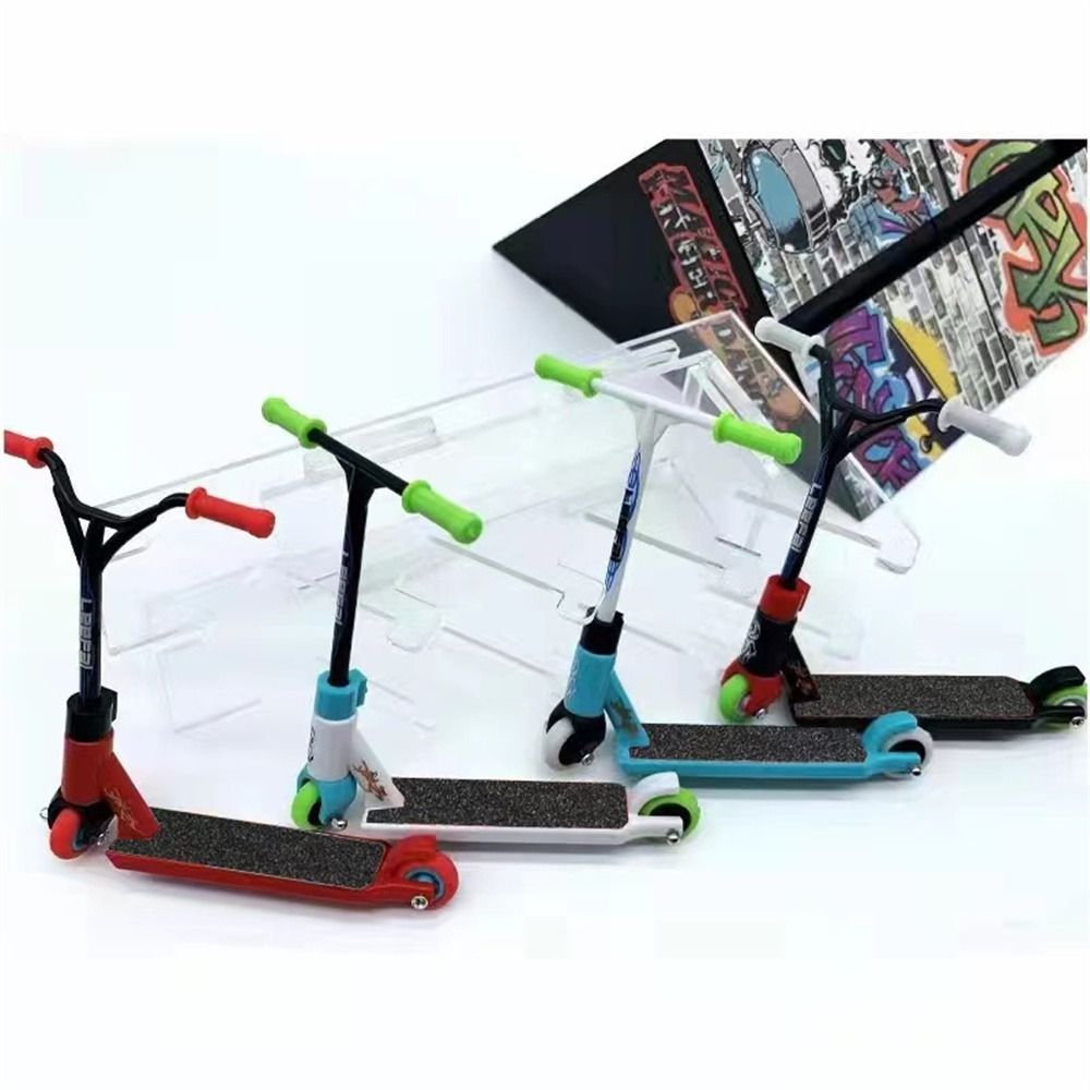 Children's Toys Scooter Model Finger Scooter Movement Simulation Mini Scooter Finger Toys Alloy Finger Skateboards Parent-Child