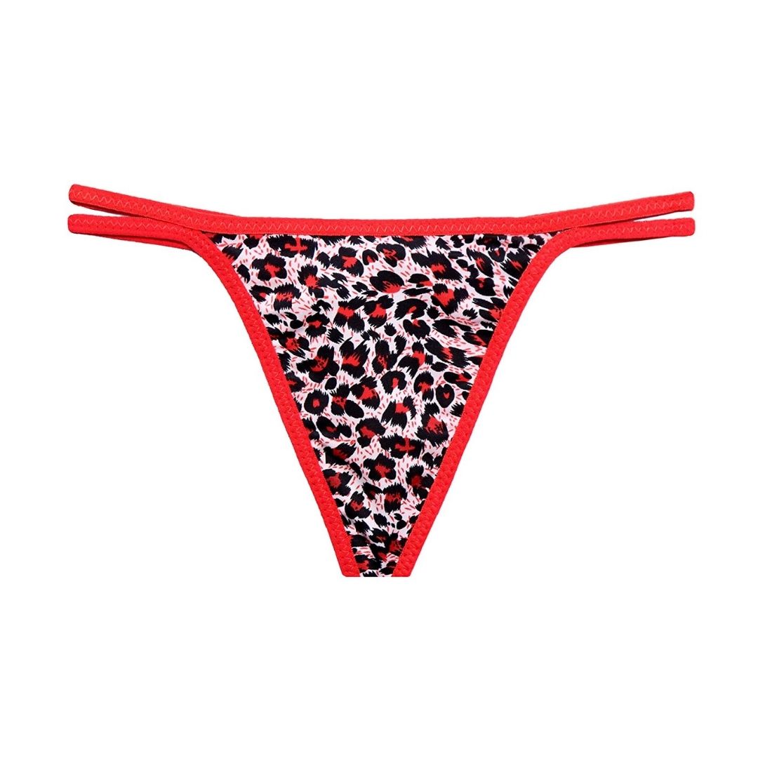 Women's Butterfly Lace Pearl Thong Panty