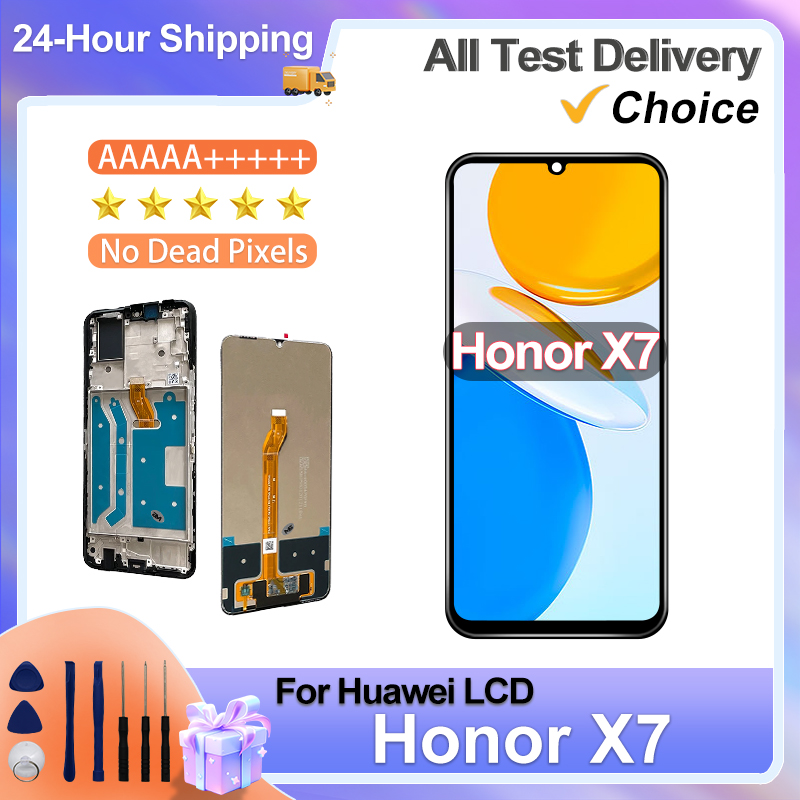 Clearance sale 6.56| IPS For Huawei Honor X6A LCD WDY-LX1 Display Touch Screen Digitizer Assembly For Honor X6A Display WDY-LX2 LCD Frame