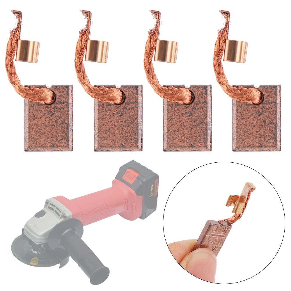 1/2/4pcs High Quality Accessories CB-440 Copper Carbon Brushes Carbon Brushes Replacement Power Tools Electric Motor Brushes