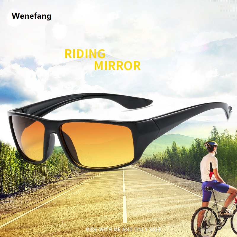 Wenefang KLASSNUM Classic Night Vision Glasses Men Anti-Glare Yellow Lens Sunglasses Women Night Driving Glasses UV400 2024 New In