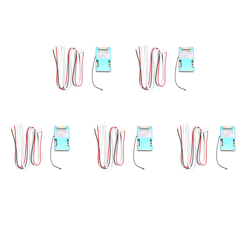 OUMERY 5X 7S 24V Lithium Battery Protection Board 18650 Balancer Power Bank Charging for Motorcycle Scooter(20A)