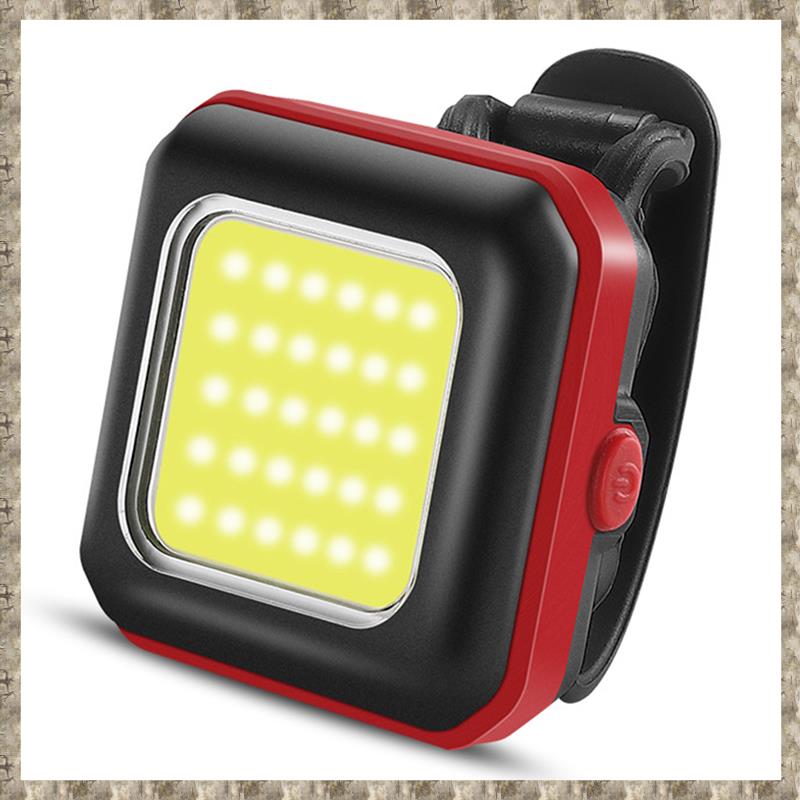 Mountain Bike Headlight Night Riding Front Light USB Rechargeable Ultra Bright Flashlight Tail Warning