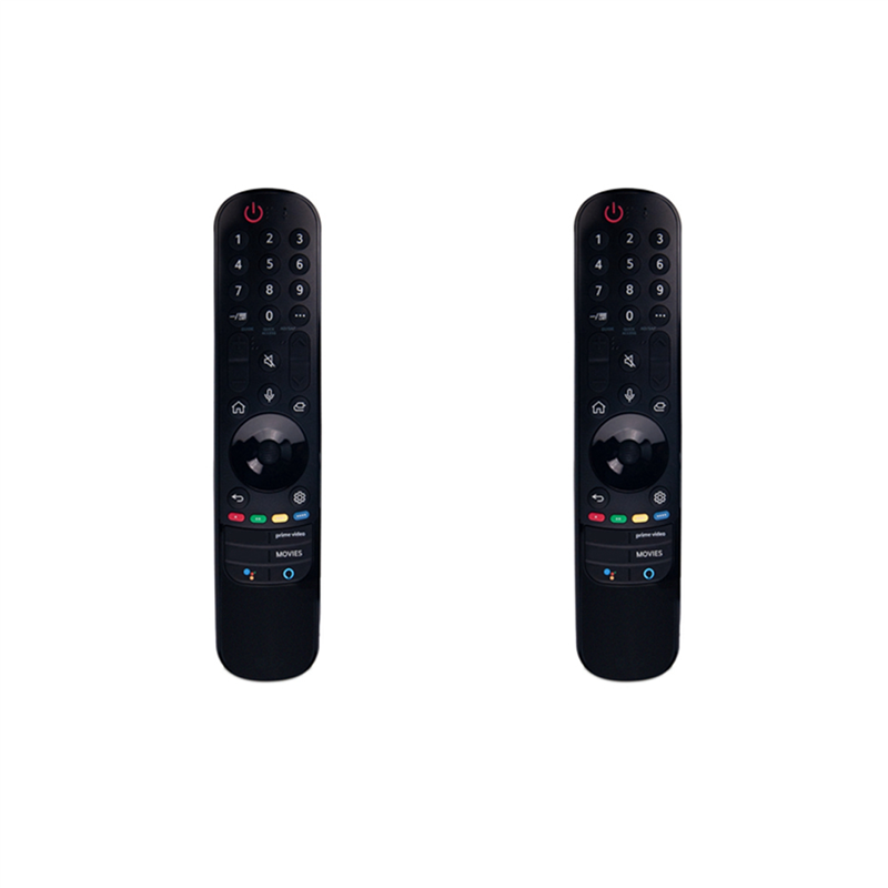 JAERBEE 2X New MR21GA MR21GC Remote Control for AKB76036509 43NANO75 55UP75006LF OLED55A1RLA GA-21BA TV No Voice()