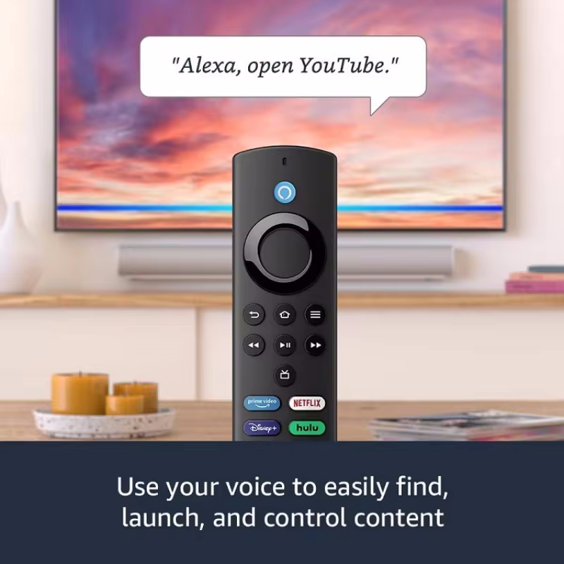 NEW Replacement Bluetooth Voice Remote Control for Fire TV Stick 4K Max 3rd Gen Stick Lite Cube Smart TV Controller Works with Alexa