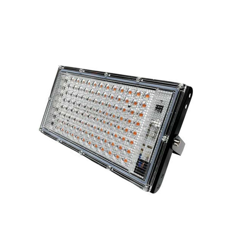 Full Spectrum LED Grow Light PhytoLamp Range Lamp Outdoor Floodlight for Plants Tent Flower Seeding 100W EU Plug
