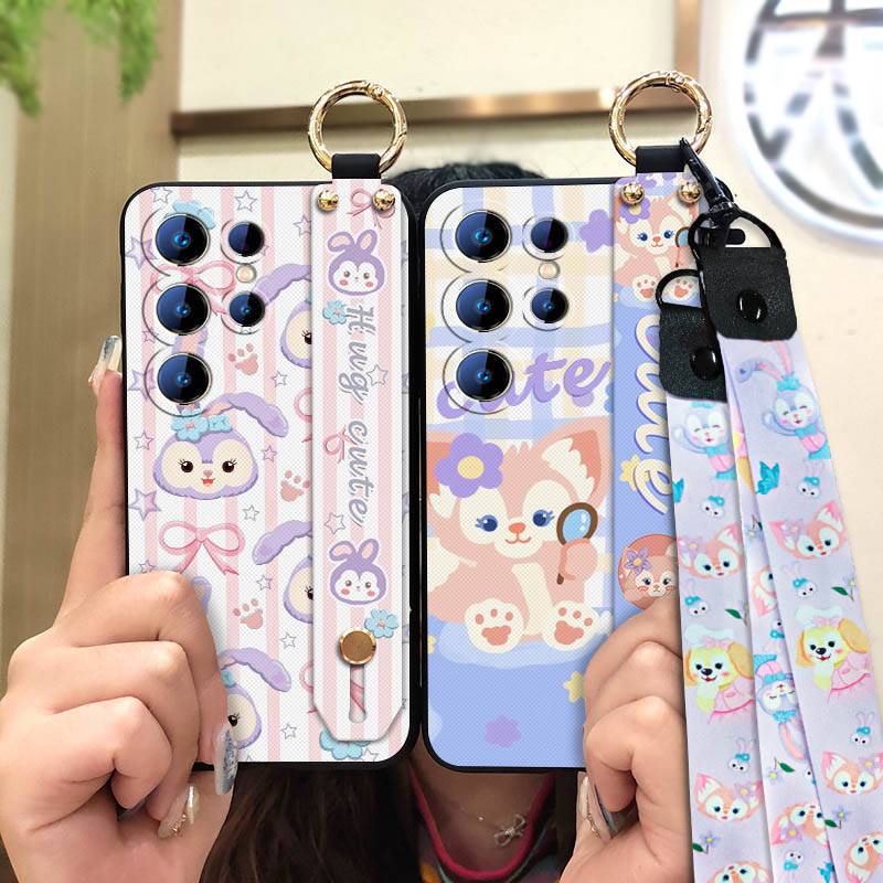 Cute Back Cover Phone Case For Oppo A6S Pro China/F33 Pro Shockproof Dirt-resistant Kickstand Anti-dust Ring Durable