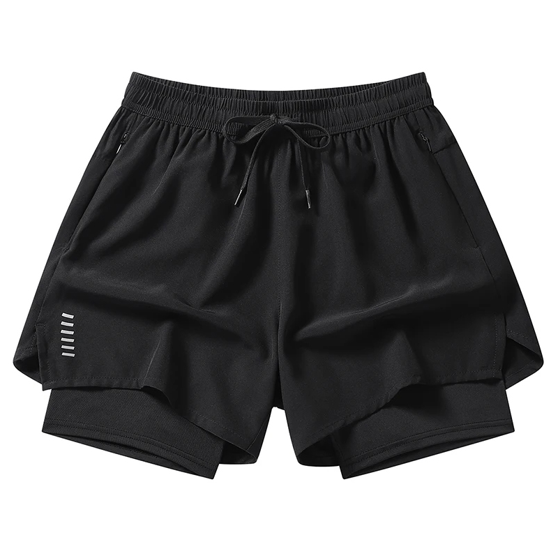 Running Gym Compression Shorts For Men with Inner Tights