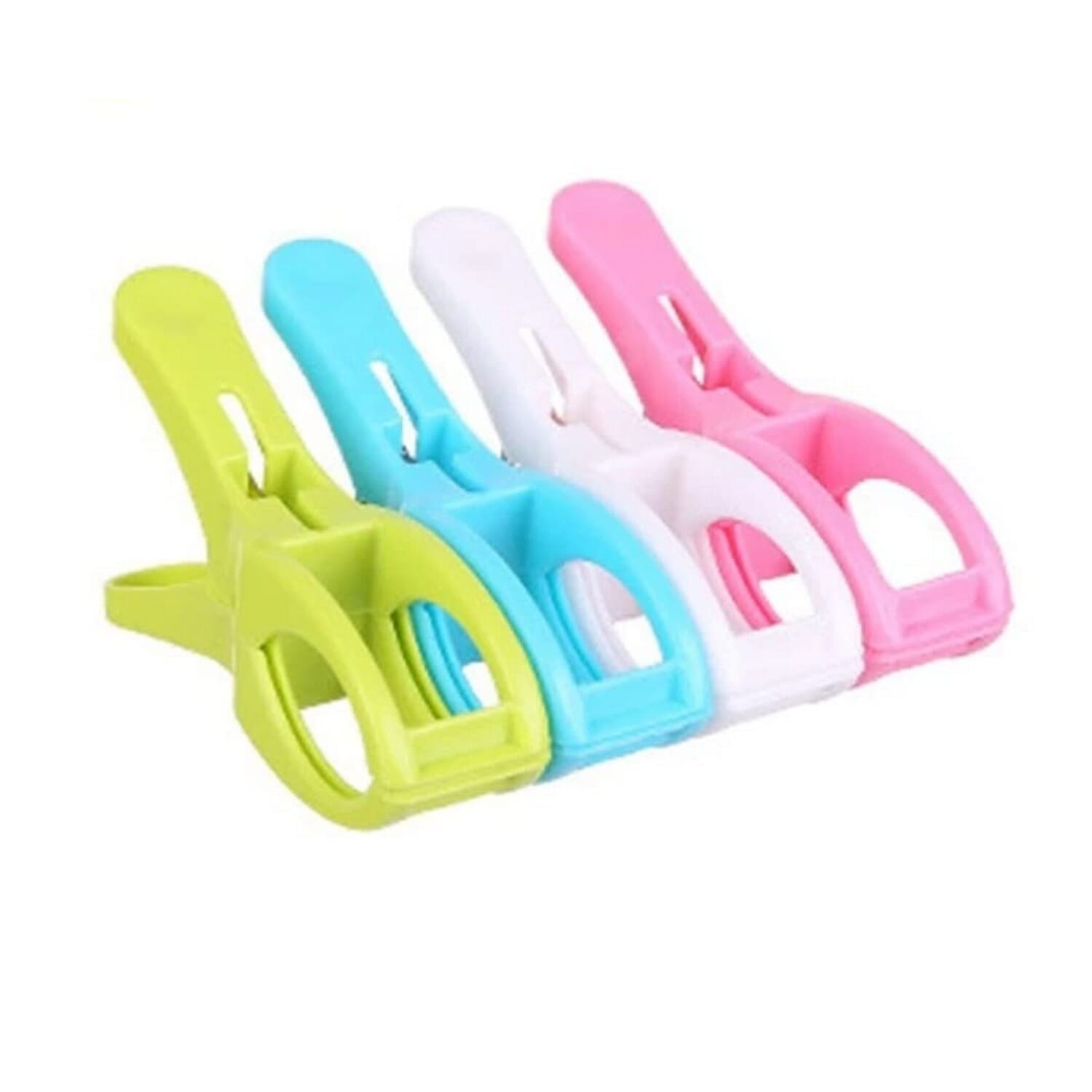 4 Pieces Extra Large Plastic Jumbo Size Blanket / Carpet Laundry Cloth Clip Pegs