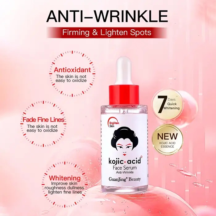 Kojic Acid Face Serum 40ml - Anti-Wrinkle, Firming & Lighten Spots