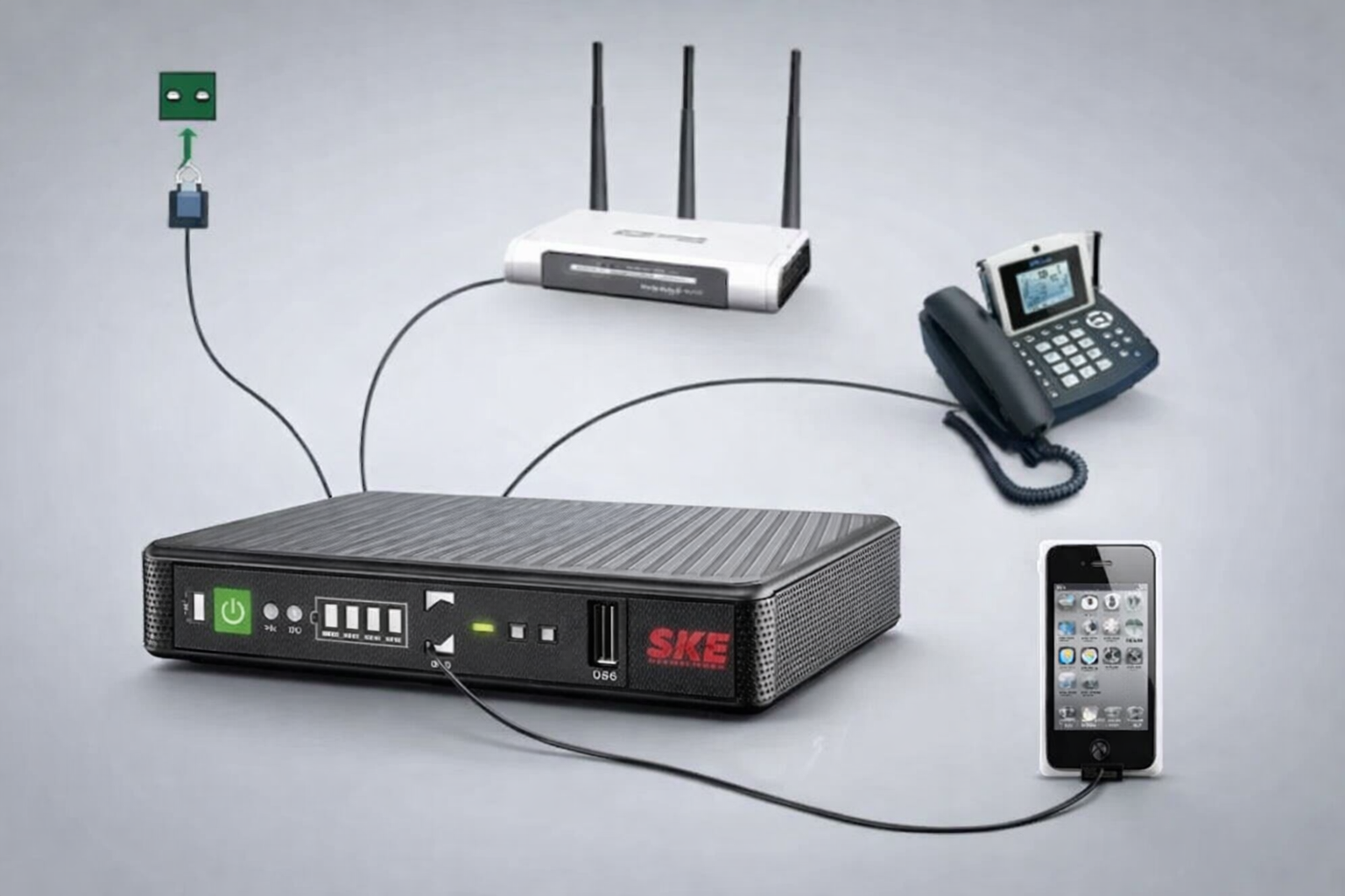 Router Backup Upto 8 Hours Mini Portable Router UPS Poe DC Wifi Backup - 8800MAH