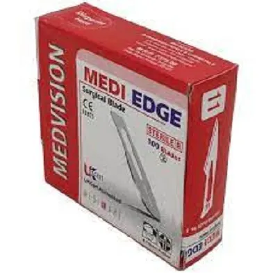 Surgical Blade High Precise Medical Grade Sterile , 12 No - 100 Piece (1 Box)